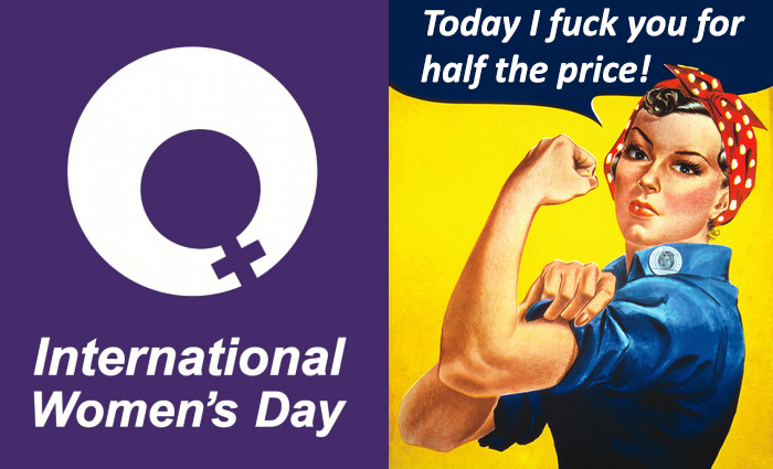 Womans day half the price