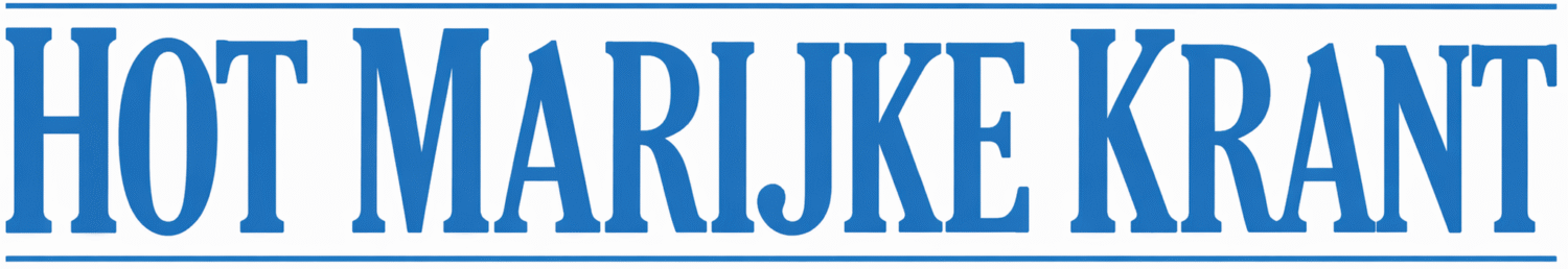 Hot Marijke Krant logo donkerblauw Hot Marijke Krant logo donkerblauw